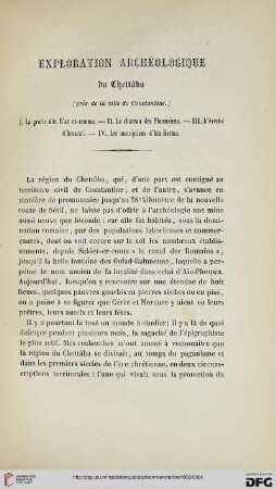 2: Exploration archéologique du Chettâba (près de la ville de Constantine)
