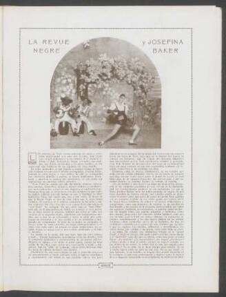 La Revue Negre y Josefina Baker