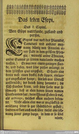 Das Leben Esopi