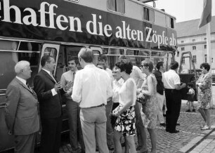 Werbekampagne der FDP zur Bundestagswahl am 28. September 1969.