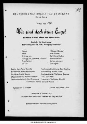 Wir sind doch keine Engel