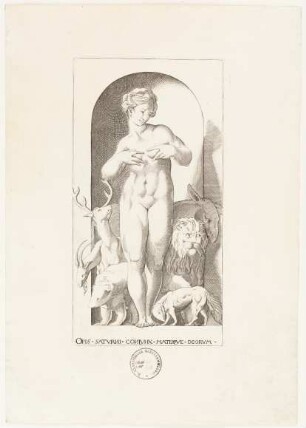 "Opis-Saturni-Coniunx" (italienisch 17. Jahrhundert)