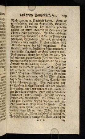 579-587, Sonst ist merckwuerdig, daß der Franzoesische ...