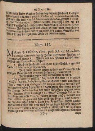 Num. III.