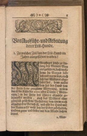 Von Ausführ- und Arbeitung derer Leit-Hunde