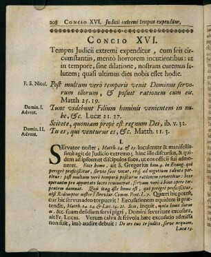 208-220, Concio XVI.