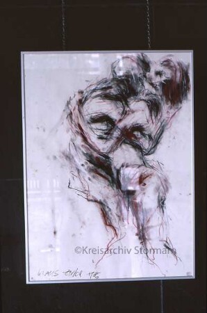 Ausstellung: Hommage à Marc Chagall: "Liebespaar" von Klaus Zwick