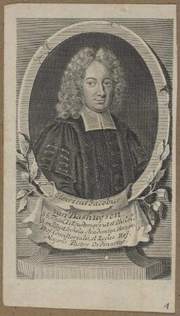 Bildnis des Henricus Jacobus van Bashuysen