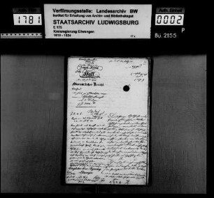Ortsvorsteher zu Eltershofen