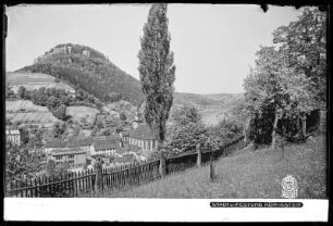 Blick auf die Stadt und Festung Königstein