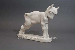 Porzellanfigur einer Ziege