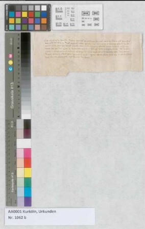 Quittung des Kölner Schöffen Gerard de Benesiis über 150 Florin Rente aus dem Bonner Zoll.
