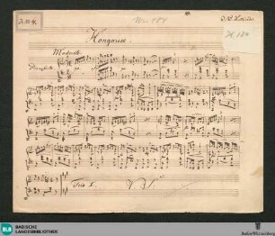 Hongarese - JWK Mus.Ms. 184 : pf; a; StrK WoO 4.14