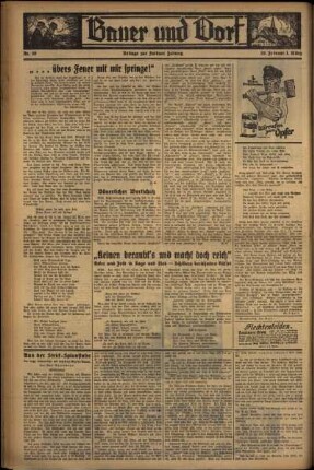 Zweite Ausgabe vom Samstag, den 29. Februar 1936.