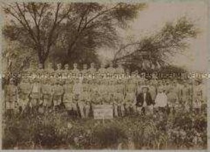 Soldaten des Kavallerie-Transportes 1894 in Deutsch-Südwestafrika