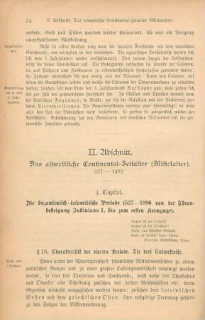 4. Capitel. Die byzantinisch-islamitische Periode (527-1096 ...)