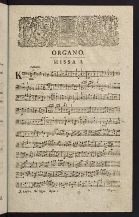 1-22, Organo. Missa I. - Missa III.