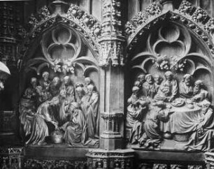 Brüssel / Bruxelles / Brussel, gotisches Tabernakel, aus Kathedrale Notre-Dame in Halle (Brabant)