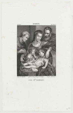Die Heilige Familie mit dem Johannesknaben und der hl. Katharina