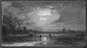 Holländische Mondscheinlandschaft