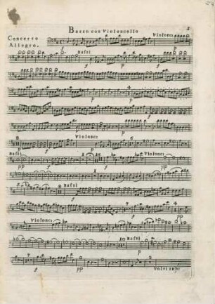 Basso con Violoncello