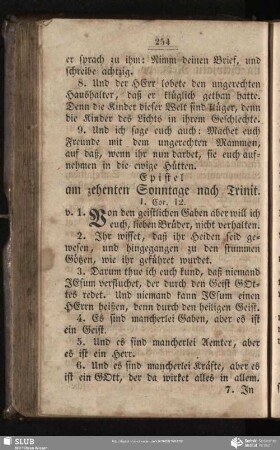 [Am zehenten Sonntage nach Trinitatis]