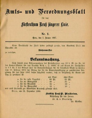5. Januar-28. Dezember = Nr. 1-52