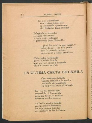 La última carta de Camila