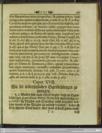 Caput XVII. Wie die widersetzlichen Eigenbehörigen zu zwingen
