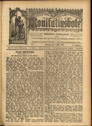 Ausgabe vom Sonntag, den 11. März 1900.