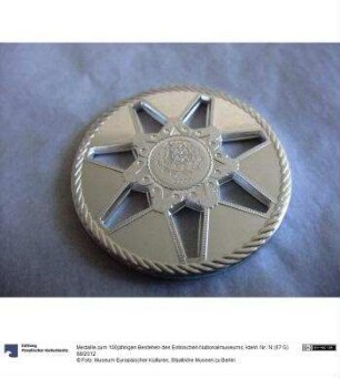 Medaille zum 100jährigen Bestehen des Estnischen Nationalmuseums
