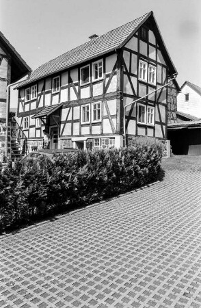 Wohnhaus (Wohnhaus, Fachwerk); Frankenberg, Ringstraße 7