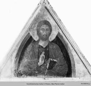 Pantokrator - Triptychon, Mittelgiebel: Christus Pantokrator