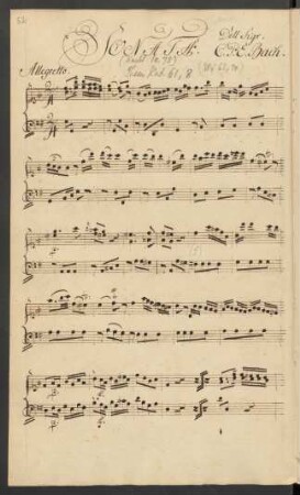 Sonaten; clavier; G-Dur; H 77; Wq 62.14