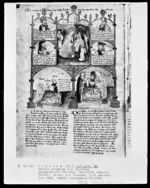 Biblia Pauperum aus Salzburg — ---, Folio 1verso