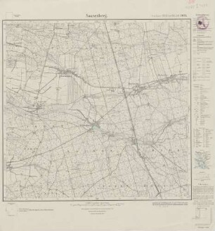 5175 (alte Nr.: 3024) Sausenberg, Meßtischblatt (4cm - Karte)