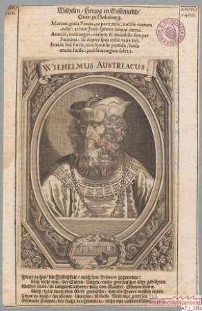 Wilhelm, Herzog in Österreich, Graf zu Habsburg; gest. 1406