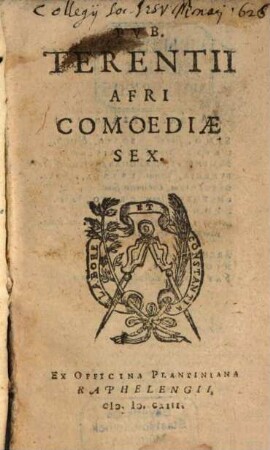 Terentii Comoediae sex