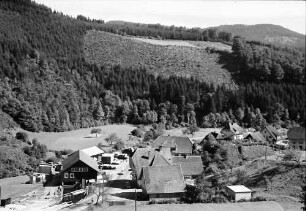 Schapbach: Tal mit Blick auf Schapbach, auf Sägewerk