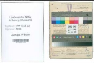 Entnazifizierung Wilhelm Juengst , geb. 08.01.1892 (Angestellter)