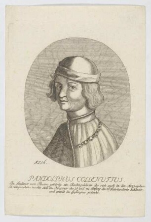 Bildnis des Pandolphus Collenutius