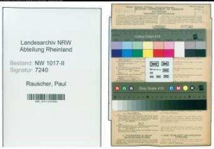 Entnazifizierung Paul Rauscher , geb. 26.03.1903 (Saegenschmied)