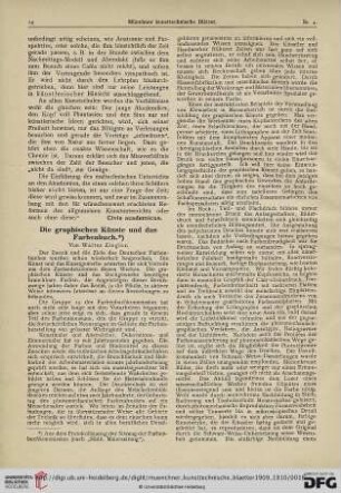 6: Die graphischen Künste und das Farbenbuch