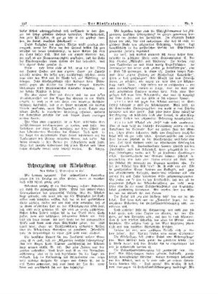 Lehrerzeitung und Alkoholfrage