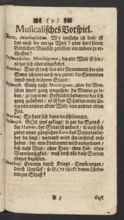 Musicalisches Vorspiel
