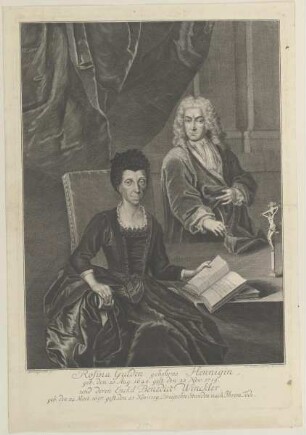 Bildnis der Rosina Guldin und ihres Enkels Benedict Winckler