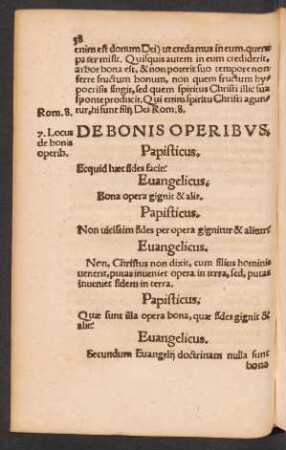 De Bonis Operibus.