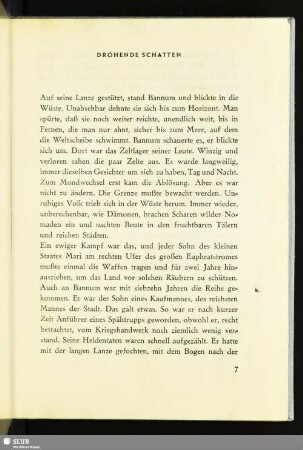 Drohende Schatten