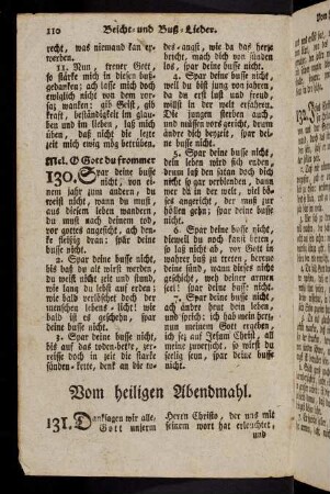 110-132, Vom heiligen Abendmahl