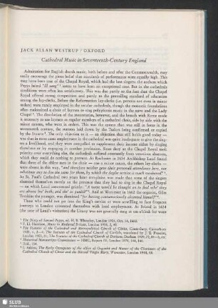 Cathedral Music in Seventeenth-Century England